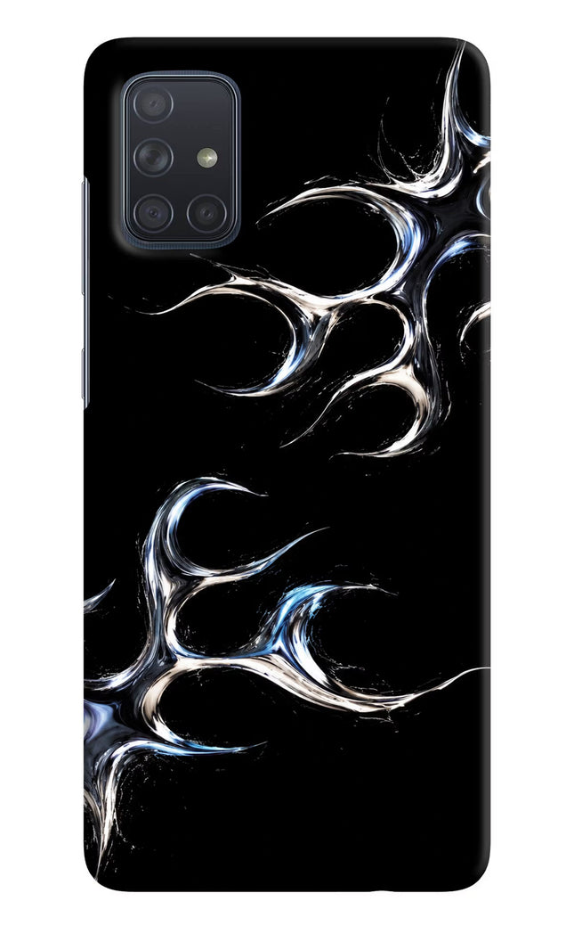 Chrome Tribal Samsung A71 Hard Case Back Cover by Casekaro