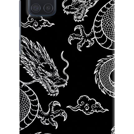 Twin Dragons Samsung A71 Hard Case Back Cover by Casekaro