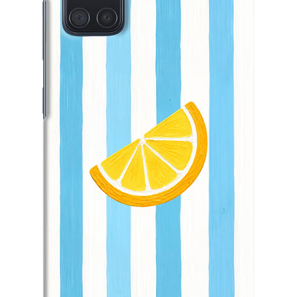Summer Lemon Samsung A71 Hard Case Back Cover by Casekaro