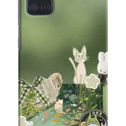Aesthetic anime Samsung A71 Hard Case Back Cover by Casekaro