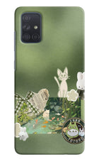 Aesthetic anime Samsung A71 Hard Case Back Cover by Casekaro