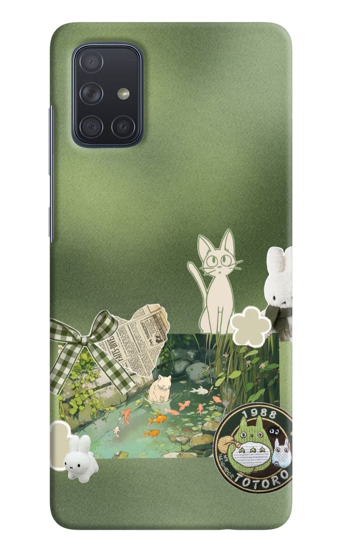 Aesthetic anime Samsung A71 Back Cover