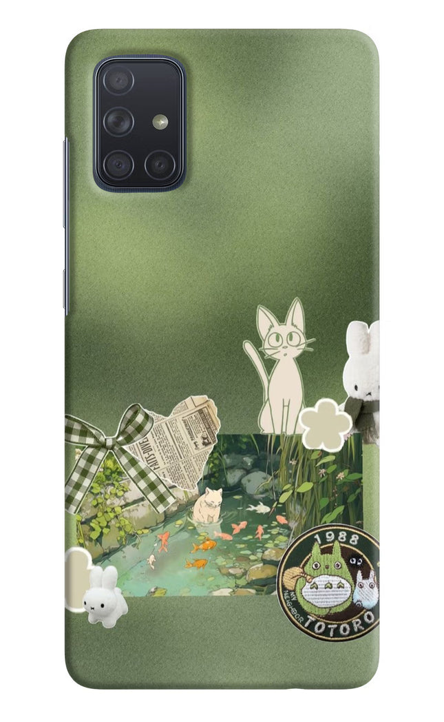 Aesthetic anime Samsung A71 Hard Case Back Cover by Casekaro