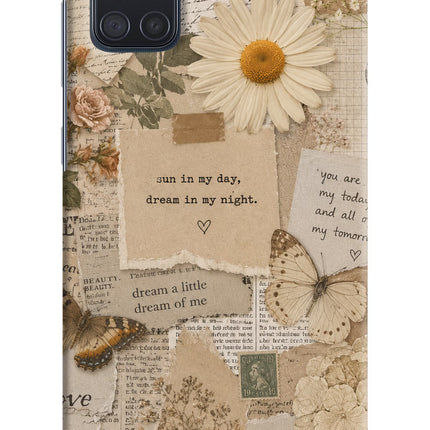 Vintage case Samsung A71 Hard Case Back Cover by Casekaro