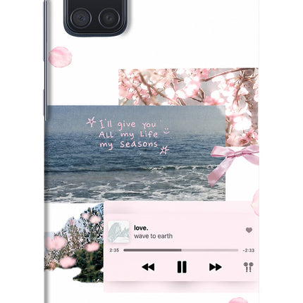 Wave to earth Samsung A71 Hard Case Back Cover by Casekaro