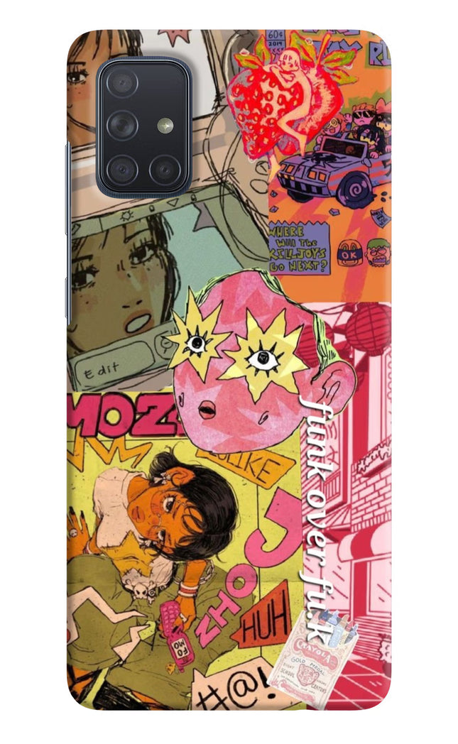 Funkover Samsung A71 Hard Case Back Cover by Casekaro