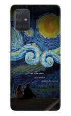 Softcore Samsung A71 Hard Case Back Cover by Casekaro
