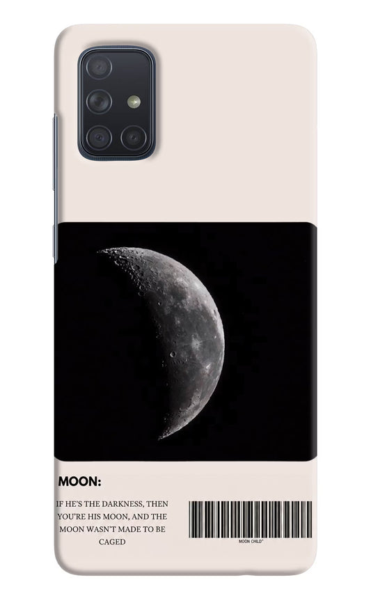 Moon Phase Samsung A71 Hard Case Back Cover by Casekaro