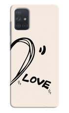 Soul Line Samsung A71 Hard Case Back Cover by Casekaro