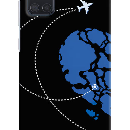 Love Orbit Samsung A71 Hard Case Back Cover by Casekaro