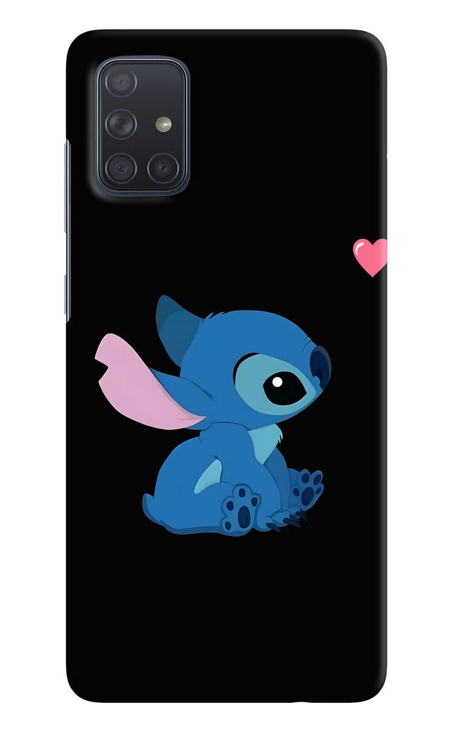 Stitch Crush Samsung A71 Hard Case Back Cover by Casekaro