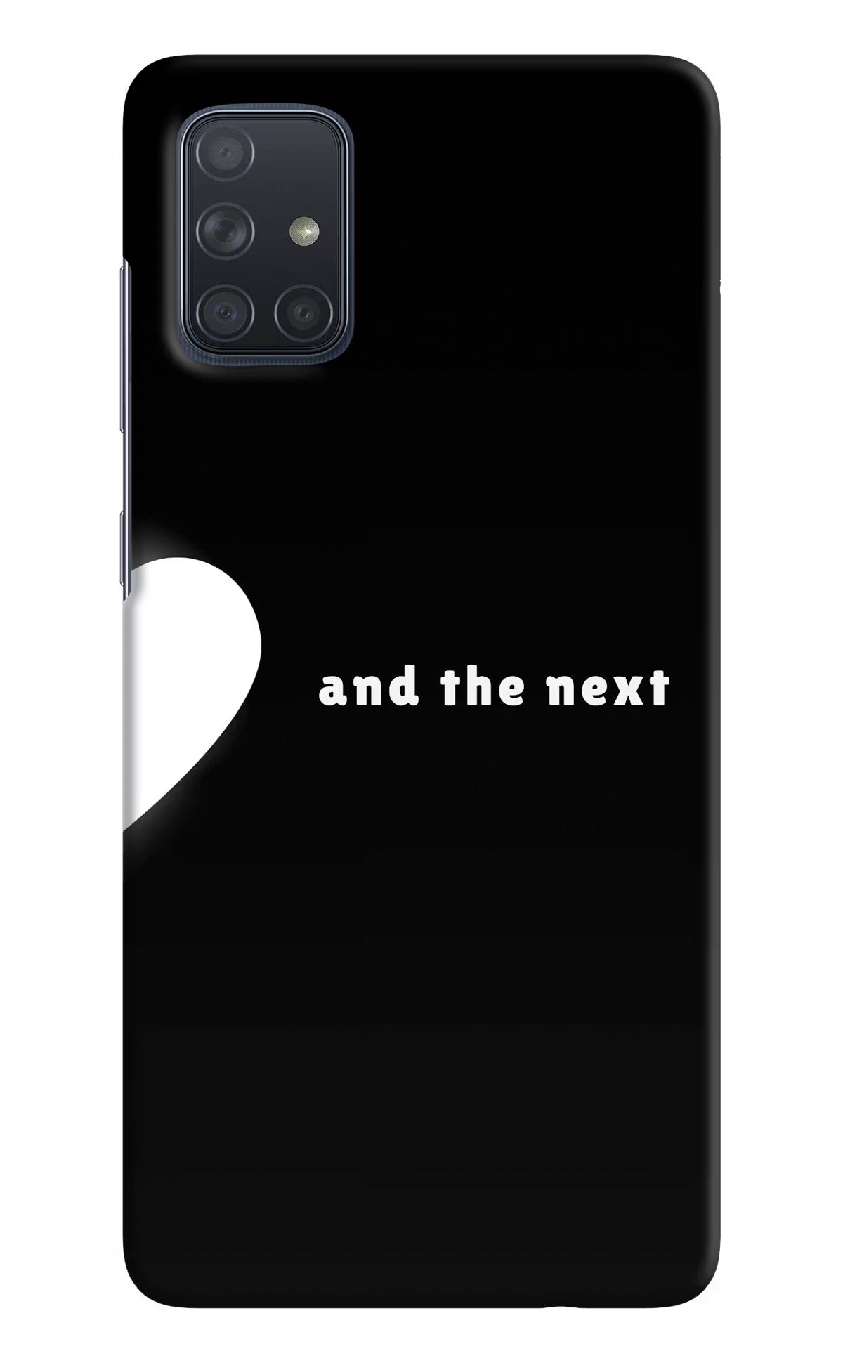 Next World Samsung A71 Back Cover
