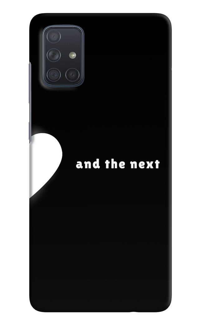 Next World Samsung A71 Hard Case Back Cover by Casekaro