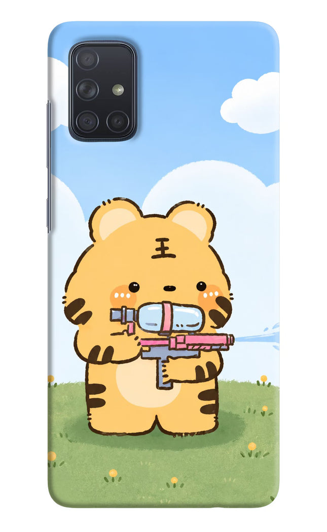 Tiger Treat Samsung A71 Hard Case Back Cover by Casekaro