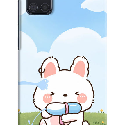 Bunny Treat Samsung A71 Hard Case Back Cover by Casekaro