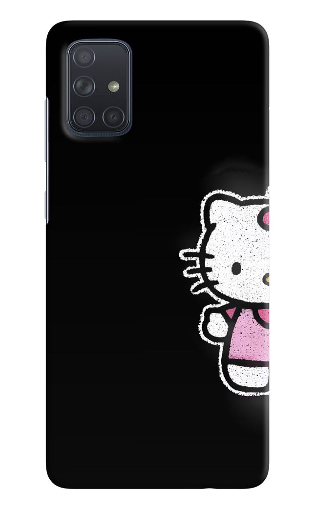 Kitty Charm Samsung A71 Hard Case Back Cover by Casekaro