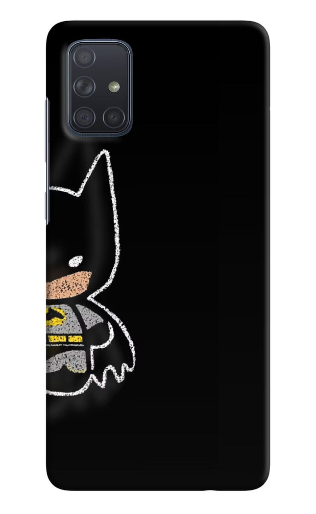Bat Kitty Samsung A71 Hard Case Back Cover by Casekaro