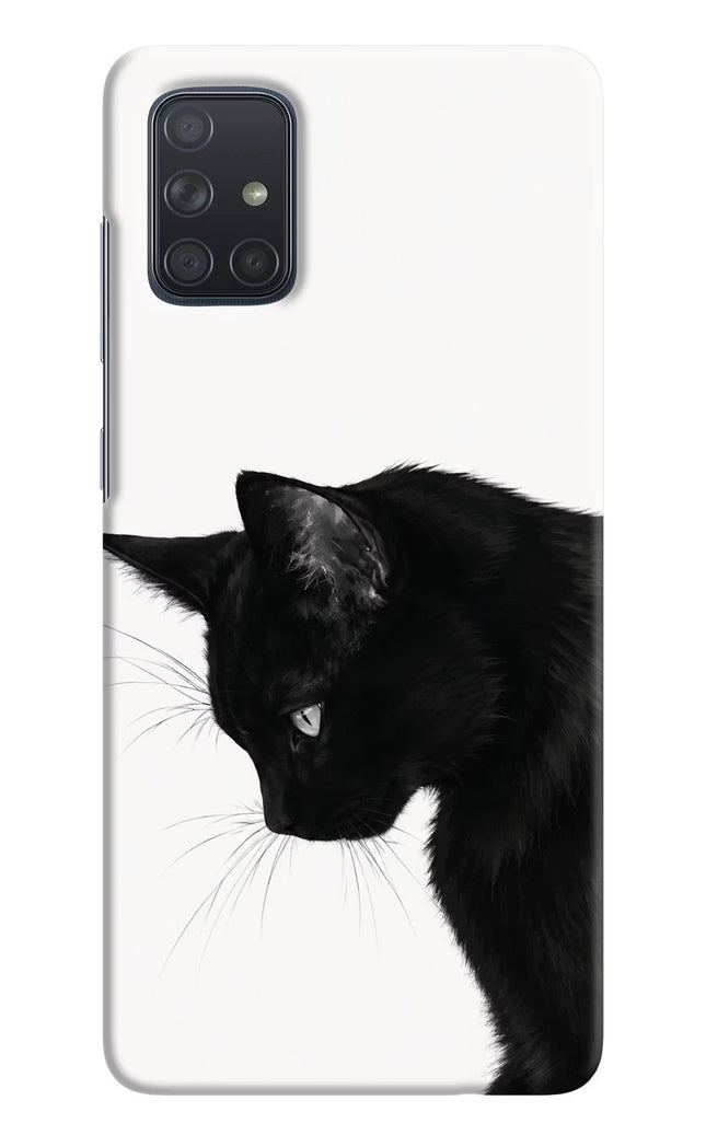 Shadow Gaze Samsung A71 Hard Case Back Cover by Casekaro