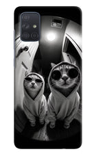 Hood Cats Samsung A71 Hard Case Back Cover by Casekaro