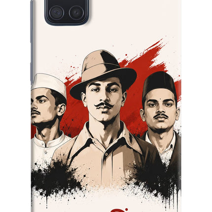 Bhagat Singh Trio Samsung A71 Hard Case Back Cover by Casekaro