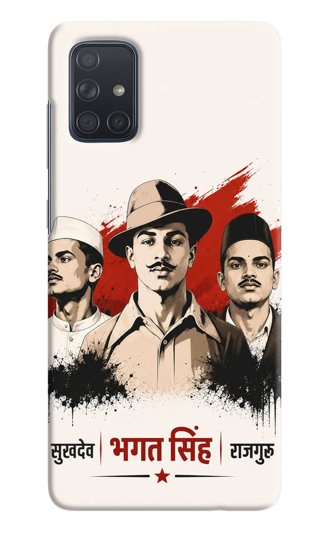 Bhagat Singh Trio Samsung A71 Hard Case Back Cover by Casekaro