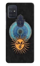 Divine Sun Samsung A71 Hard Case Back Cover by Casekaro