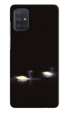 Silent Swans Samsung A71 Hard Case Back Cover by Casekaro