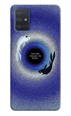 Dark Koi Samsung A71 Hard Case Back Cover by Casekaro