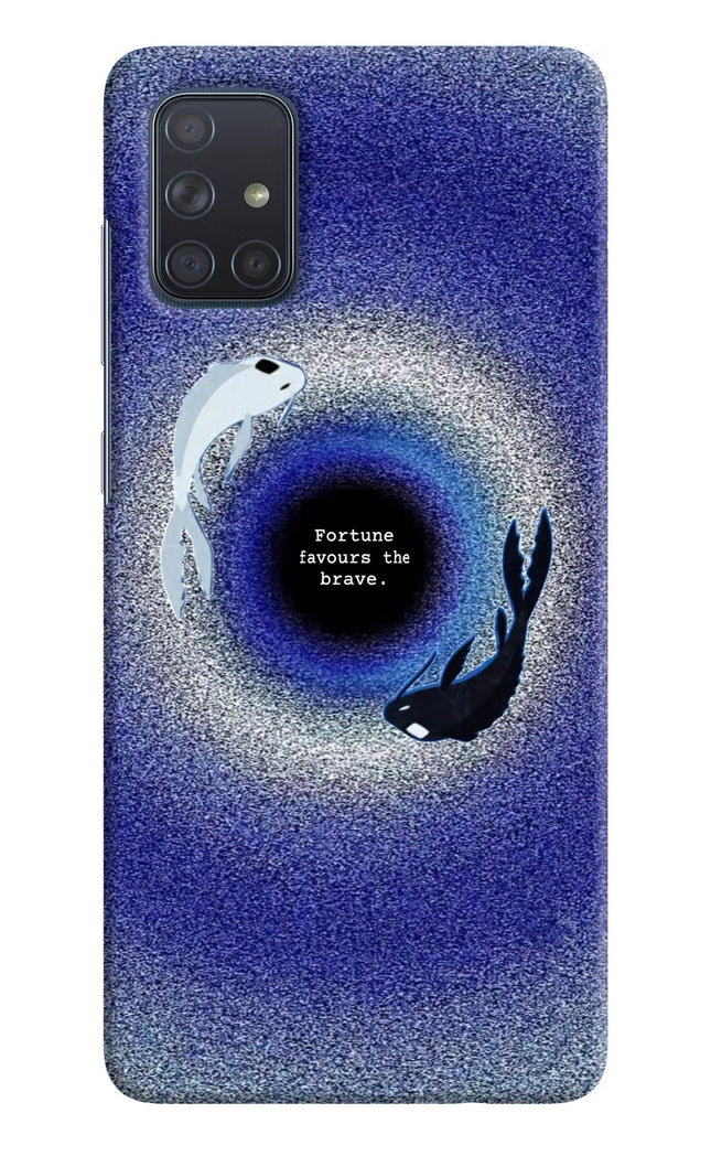 Dark Koi Samsung A71 Hard Case Back Cover by Casekaro