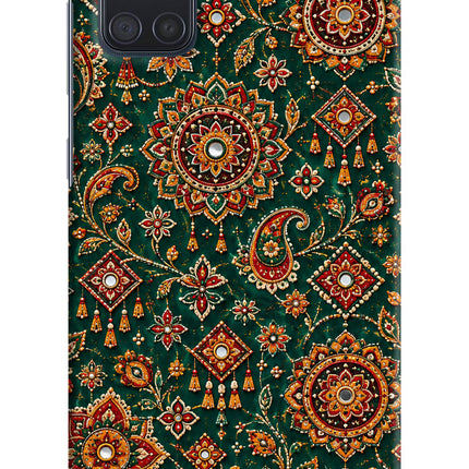 Green Pataka Samsung A71 Back Cover