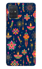 Festive Pop Samsung A71 Hard Case Back Cover by Casekaro