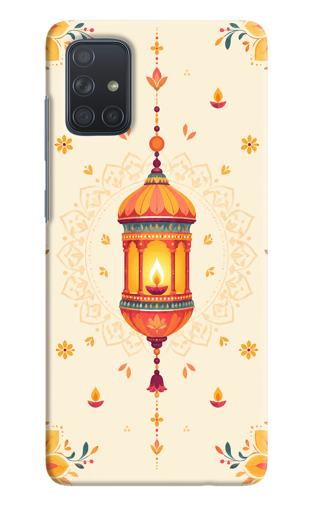 Golden Lantern Samsung A71 Hard Case Back Cover by Casekaro
