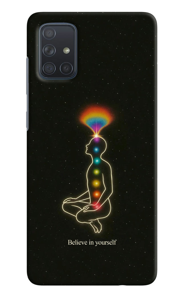 Believe in yourself Samsung A71 Hard Case Back Cover by Casekaro
