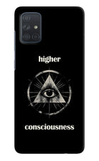 Illuminati Eye Samsung A71 Hard Case Back Cover by Casekaro