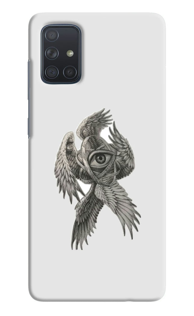 Accurate Angel Samsung A71 Hard Case Back Cover by Casekaro