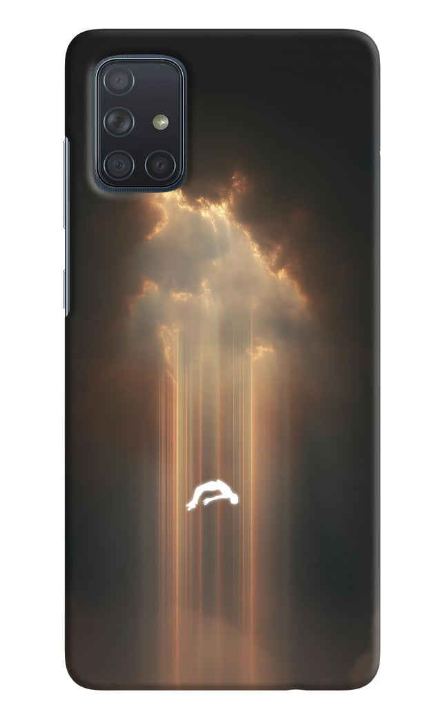 Heavenly Beam Samsung A71 Hard Case Back Cover by Casekaro