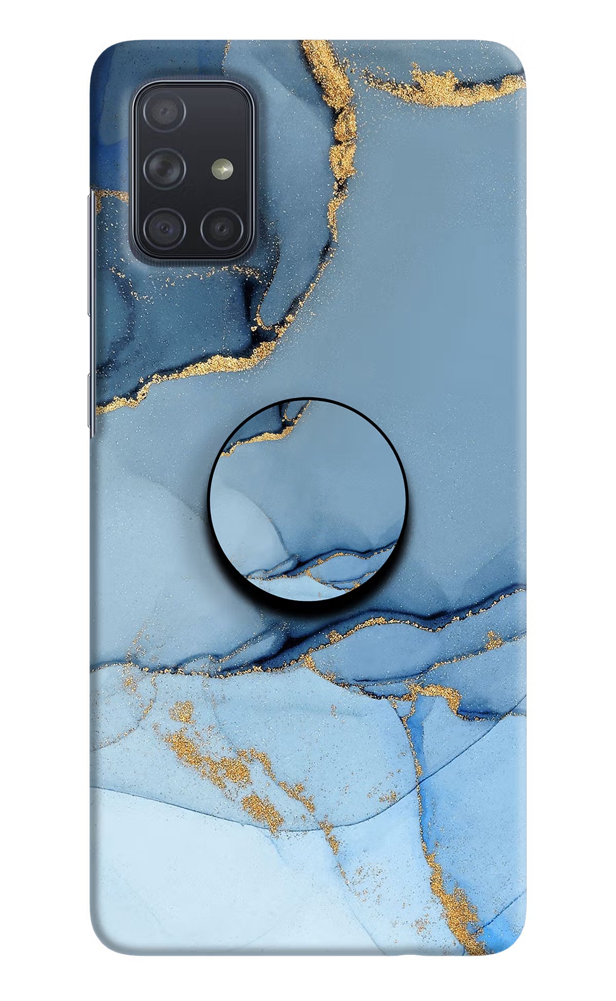 Blue Marble Samsung A71 Pop Case by Casekaro