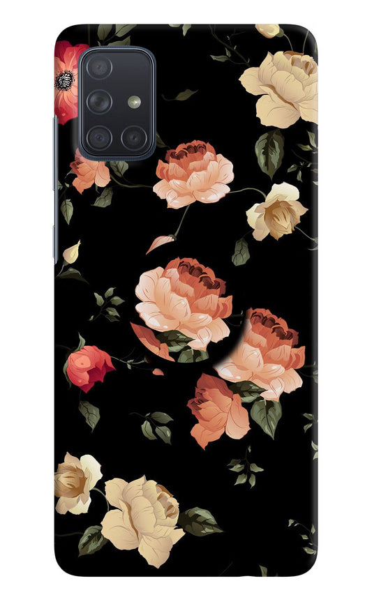 Flowers Samsung A71 Pop Case by Casekaro