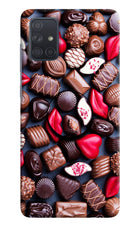 Chocolates Samsung A71 Pop Case by Casekaro