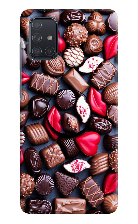 Chocolates Samsung A71 Pop Case by Casekaro