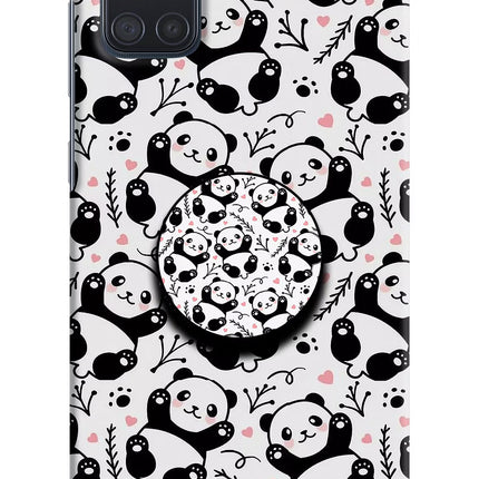 Cute Panda Samsung A71 Pop Case by Casekaro