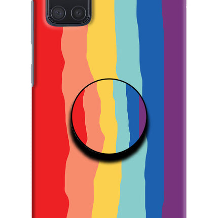 Rainbow Samsung A71 Pop Case by Casekaro