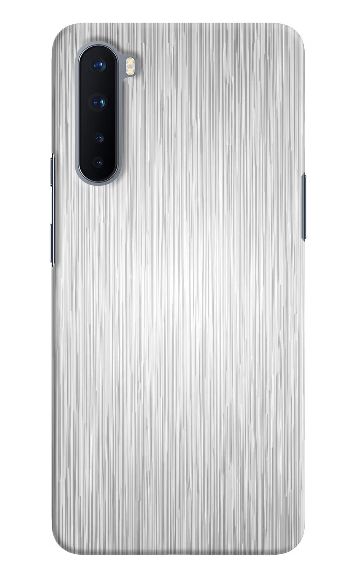 Wooden Grey Texture Oneplus Nord Hard Case Back Cover by Casekaro