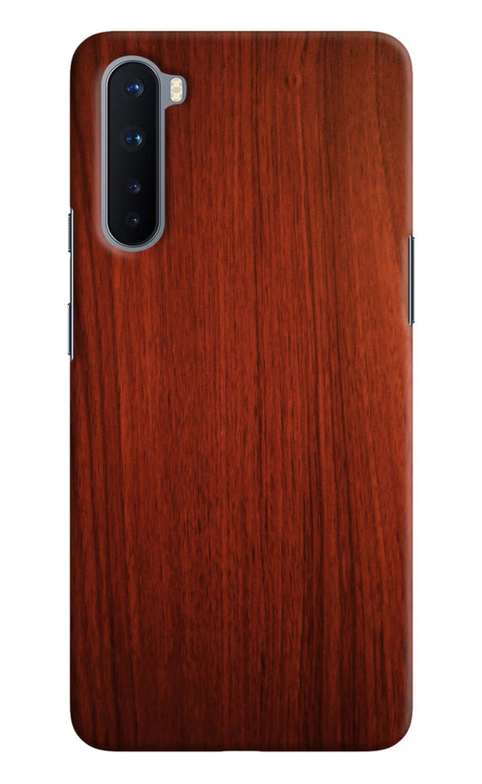 Wooden Plain Pattern Oneplus Nord Hard Case Back Cover by Casekaro