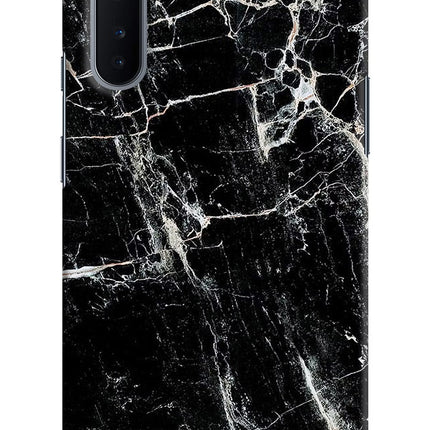 Black Marble Texture Oneplus Nord Hard Case Back Cover by Casekaro