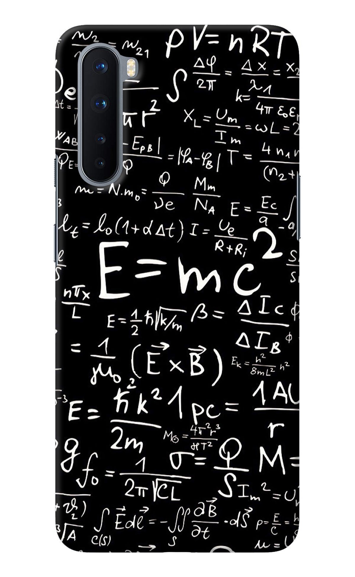 Physics Albert Einstein Formula Oneplus Nord Back Cover
