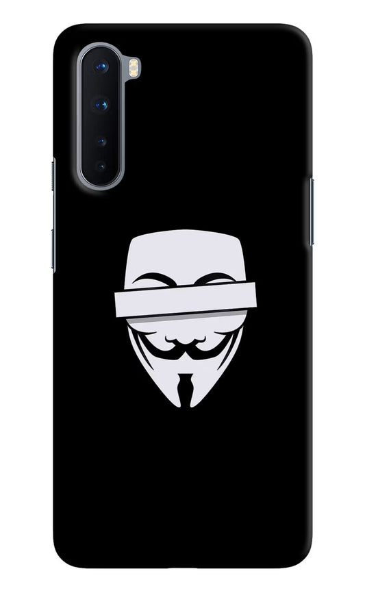Anonymous Face Oneplus Nord Hard Case Back Cover by Casekaro