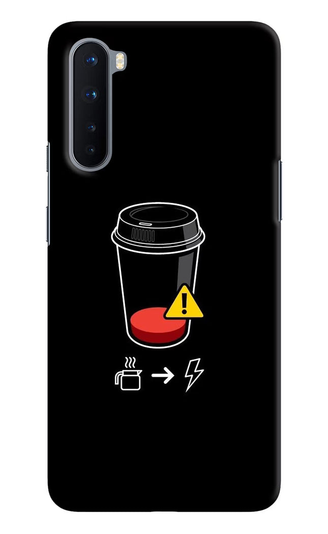 Coffee Oneplus Nord Hard Case Back Cover by Casekaro