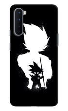 Goku Shadow Oneplus Nord Hard Case Back Cover by Casekaro