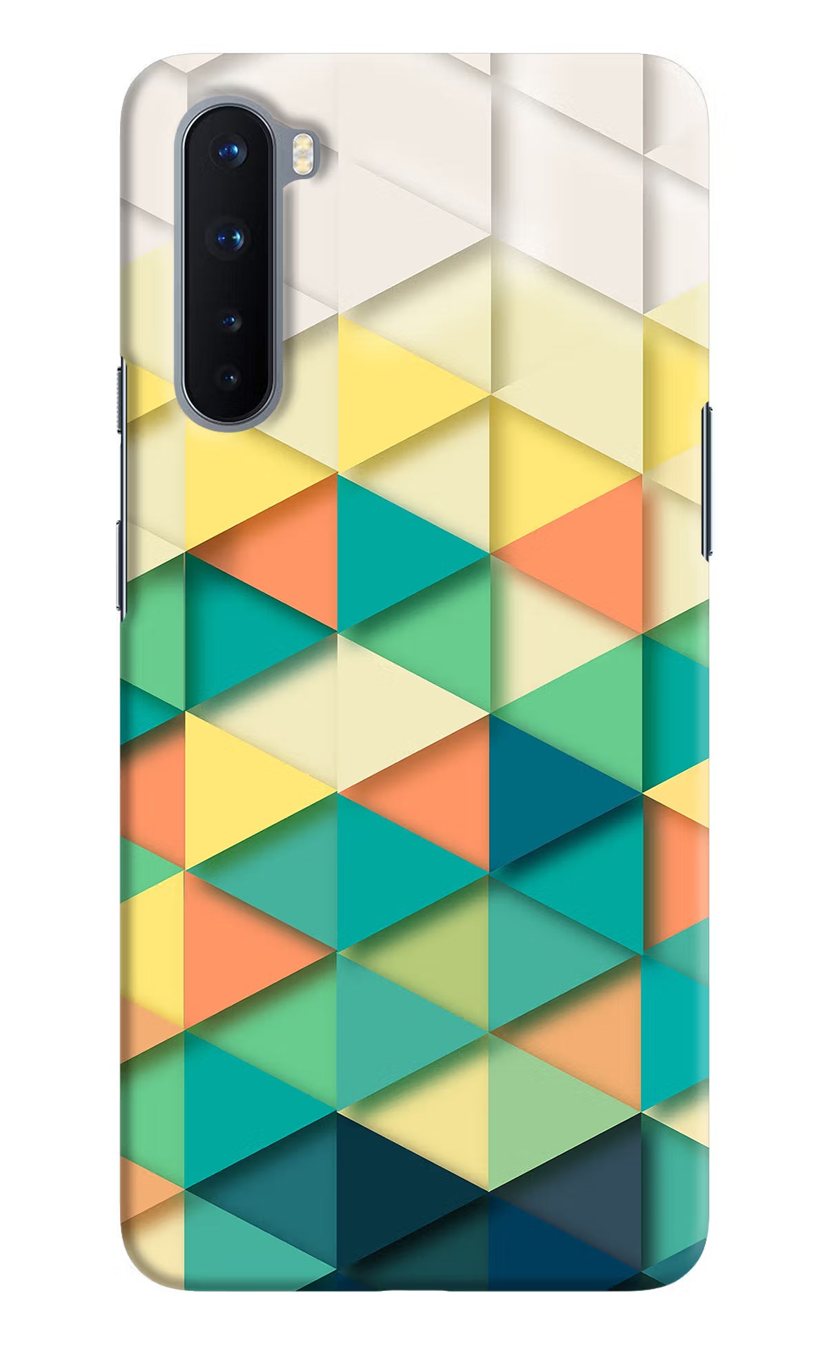 Abstract Oneplus Nord Hard Case Back Cover by Casekaro